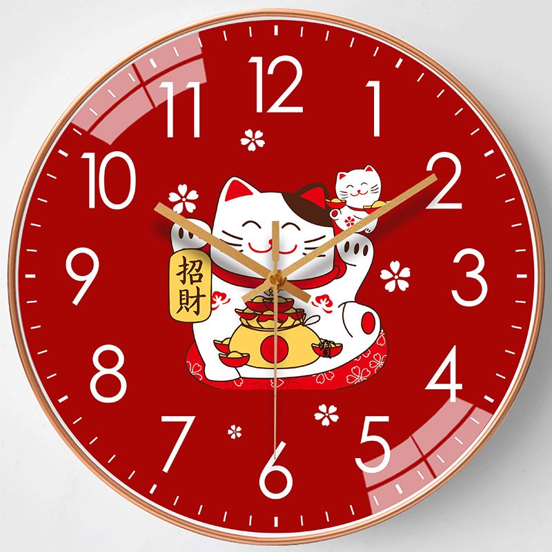 【12英寸30cm】掛鐘客廳時尚創意時鐘掛表簡約裝飾免打孔